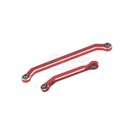 Hobby Details Axial SCX30 Aluminum Steering Link (2) Red