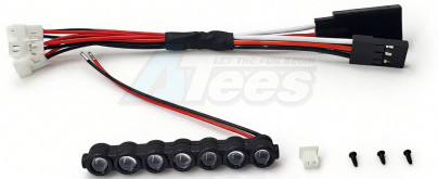 Hobby Details Axial SCX30 Round LED Light Bar for SCX30 Jeep Car White