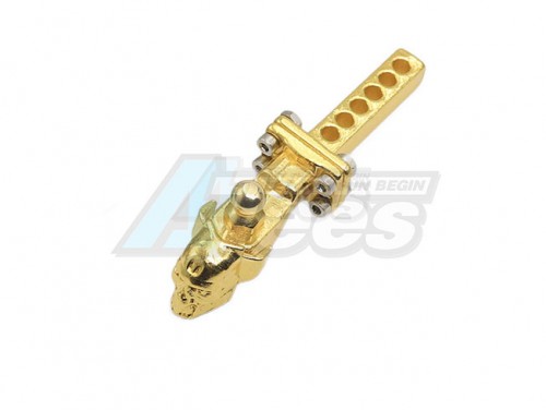 Hobby Details Miscellaneous All Aluminium RC Crawler Skull Trailer Hooker for 1/10 RC Cars Gold