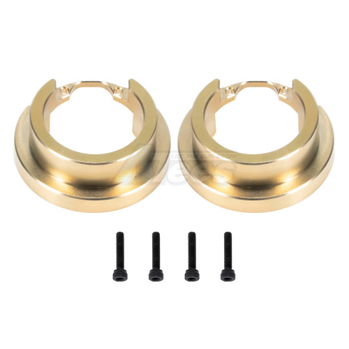 Hobby Details Traxxas TRX-4 Brass Front/Rear Axle Counterweight Ring Set