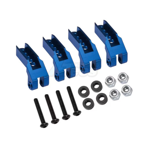 Hobby Details Traxxas TRX-4 Aluminium Front/Rear Ajustable Shock Tower Set Blue