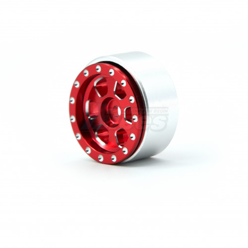 Hobby Details Traxxas TRX-4M CNC Aluminium Beadlock Wheels 4pcs/set 30X15mm Red