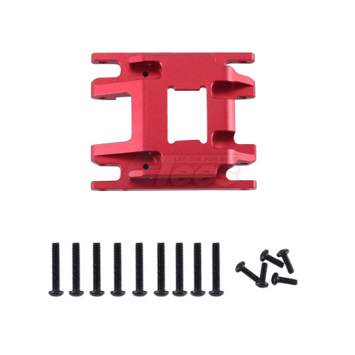 Hobby Details Traxxas TRX-4M Aluminium Gear Box Skid Plate 1pc Red