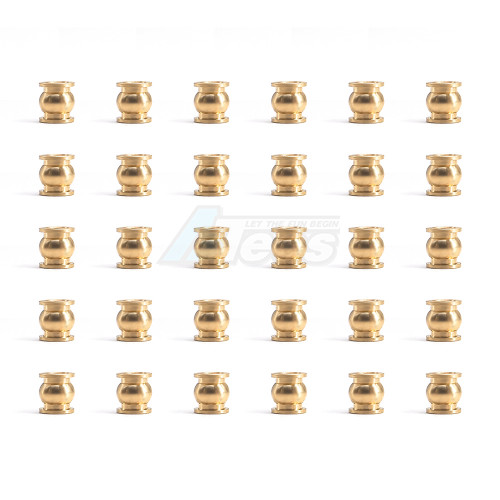 Hobby Details Traxxas TRX-4M Brass Ball IDxLxOD=2.4X4.9X4.5mm 30pcs/set