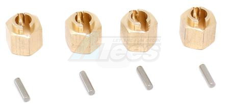 Hobby Details Traxxas TRX-4M Brass 7.0mm Hex Length 6mm 4pcs