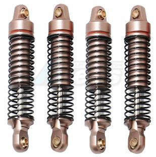 Hobby Details Traxxas TRX-4M Aluminium Front & Rear Shocks 4pcs Brown