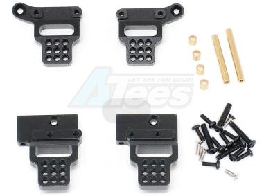 Hobby Details Traxxas TRX-4M Aluminium Shock Mounts 4pcs Black