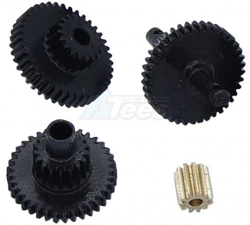 Hobby Details Traxxas TRX-4M Universal Metal Transmission Gearbox Gear 4pcs/set