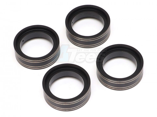 Hobby Details Traxxas TRX-4M 1.3 Inch Brass Black Gold Rings Wheels 4pcs/set