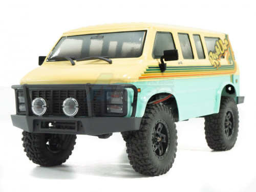 Hobby Plus Hobby Plus CR18P ROCK VAN 1/18 CR-18 Scale Crawler ROCK VAN RTR Beige