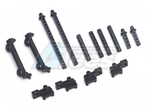 Hobby Plus Hobby Plus CR24 Body and Bumper Post Set for CR-24