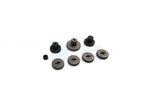 Hobby Plus Hobby Plus CR-18 CR-18P Single Speed Metal Transmission Gear Set (Brushless)