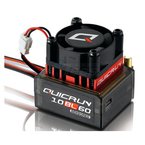Hobbywing Miscellaneous All QuicRun Sensored Brushless 60A ESC 10BL60 For 1/10 & 1/12