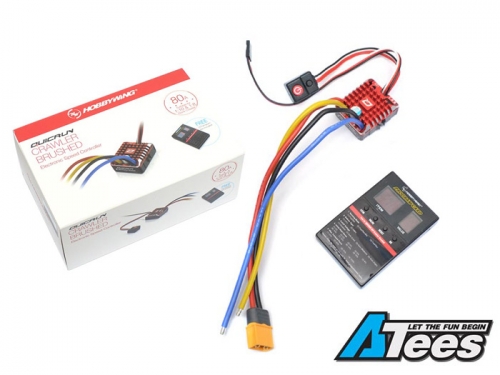 Hobbywing Miscellaneous All QuicRun WP-1080 Crawler-Brushed ESC Waterproof 80A for 1/10 & 1/8 Crawler with LED Program Box