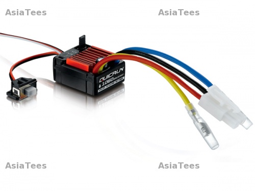 Hobbywing Miscellaneous All QuicRun Series Brushed Waterproof 60A ESC WP-1060 For 1/10 RC