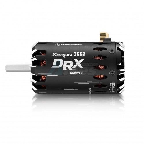 Hobbywing Miscellaneous All XERUN-DRX-3662SD-6500KV-BLACK Brushless Motor for 1/10 Drag Racing Car