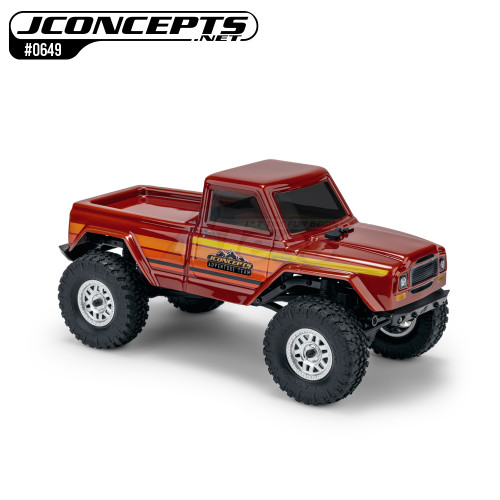 JConcepts Miscellaneous All JCI Warlord tucked 1/24th crawler body (Fits - Axial SCX24 5.2 WB) (Pre-cut)