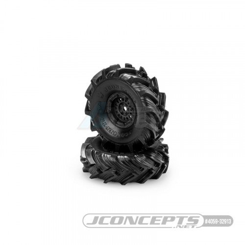 JConcepts Miscellaneous All Fling Kings Green Compound (Pre-Mounted for FCX24 Smasher w/Crusher Wheel)