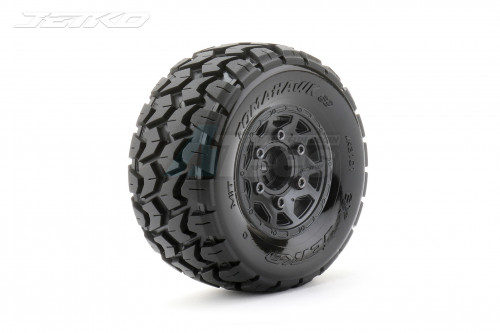 JETKO Miscellaneous All 1/10 SC EX-TOMAHAWK/Claw Rim/Black/Medium Soft/Glued