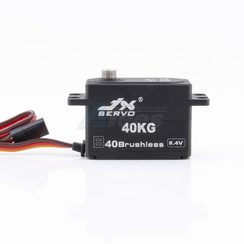 JX Servo Miscellaneous All High Voltage Aluminum Case Low Profile 40Kg/ 0.07 Sec @ 8.4V Digital Servo Black