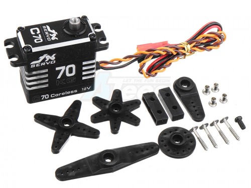 JX Servo Miscellaneous All 70KG 12V Coreless Metal Gear High Torque Digital Servo