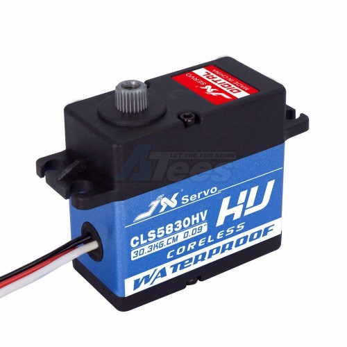 JX Servo Miscellaneous All Waterproof Aluminum Case HV Coreless Digital Servo 30 Kg/0.09 Sec @8.4V for Crawler & Buggy V2