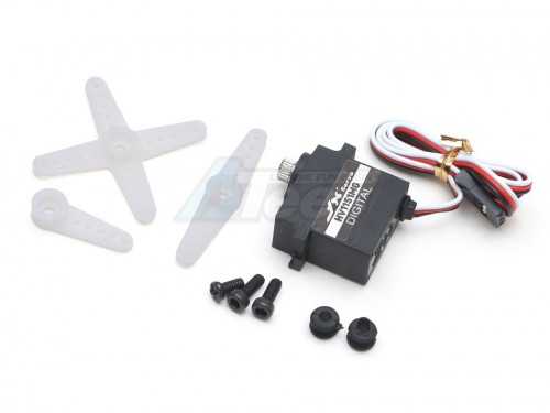 JX Servo Miscellaneous All High Voltage Mini Servo Waterproof Core Metal Gear 4.5KG 0.08s @ 8.4V for TRX4 BRX01