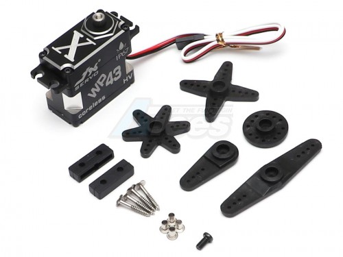 JX Servo Miscellaneous All 43KG Waterproof Aluminum Case Coreless Metal Gear Digital Servo 0.11S 43kg @8.4V