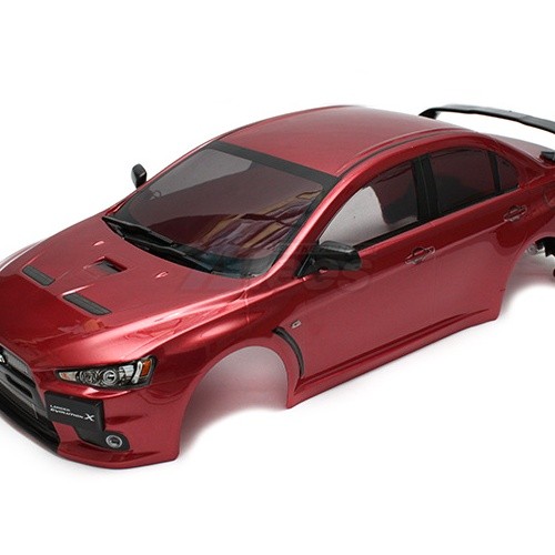 Killerbody Miscellaneous All Mitsubishi Lancer Evolution X Finished Body Iron-oxide-red (Printed)