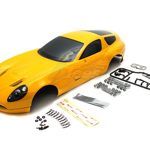 Killerbody Miscellaneous All Alfa Romeo TZ3 Corsa Body Shell Yellow (Printed)