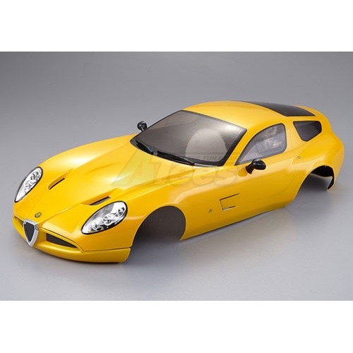 Killerbody Miscellaneous All Alfa Romeo TZ3 Corsa Finished Body Yellow (Printed) Light Buckets Assembled
