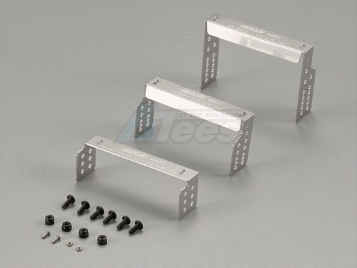 Killerbody Miscellaneous All Stainless Steel Body Mounts for SCX10 3.35/3.75 inch Tire for LC70 Body