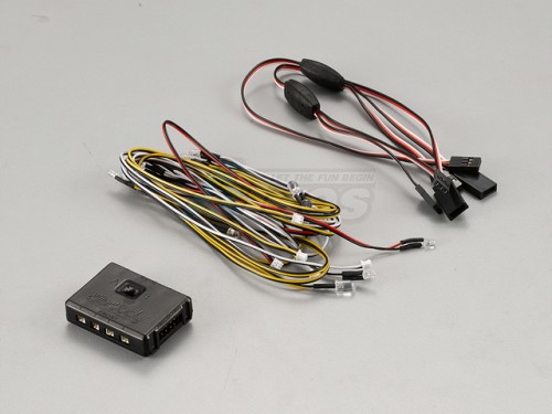 Killerbody Miscellaneous All LED Light System w/ Control Box 14 LEDs for Front, Rear, Interior (3mm: 10 LEDs; 5mm: 4 LEDs) LC70