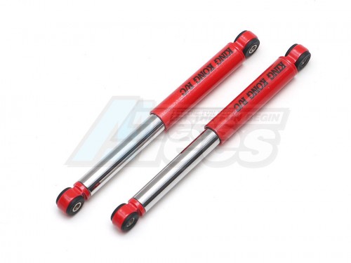 King Kong RC Miscellaneous All 90mm Scale Aluminum Internal Shocks Set Red