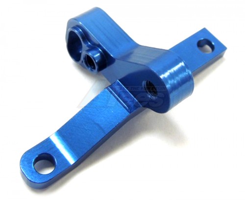 KM Racing KM Racing H-K1 EVO2 Alum. Front Upper BulkHead Right (Blue)