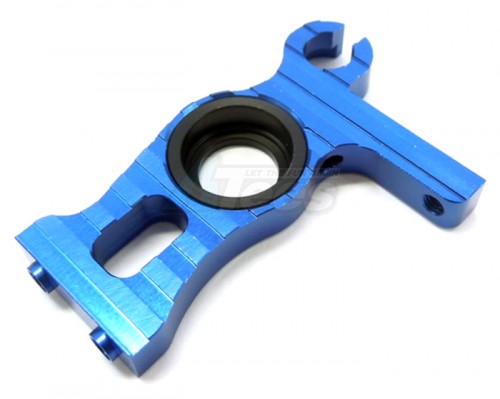 KM Racing KM Racing H-K1 EVO2 Alum. 2 Speed Shaft Stand Left (Blue)