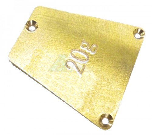 KM Racing KM Racing H-K1 H-K1 Copper Chassis Middle Plate (20g)