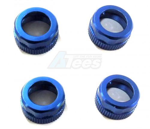 KM Racing KM Racing H-K1 Aluminium upper Shock Cap Full Set (Blue) 4Pcs