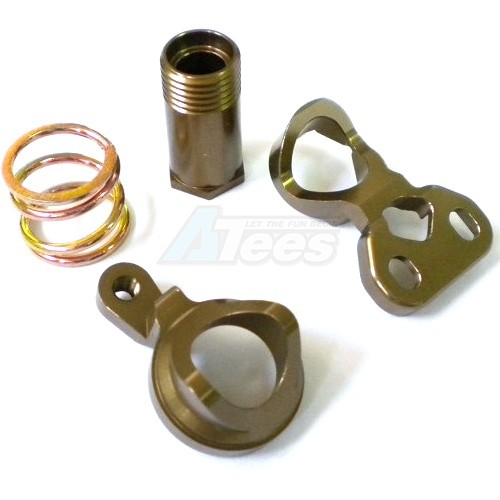 KM Racing KM Racing H-K1 H-K1 Alum. Hex Type Servo Saver Set(Include HK435)