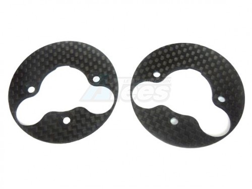 KM Racing KM Racing K8 2mm Carbon Rear Upright Disc (2pcs)