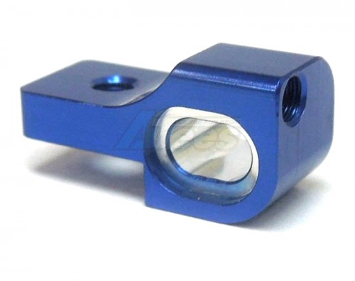 KM Racing KM Racing K8 Alum. Front Lower Arm Holder L (Blue)