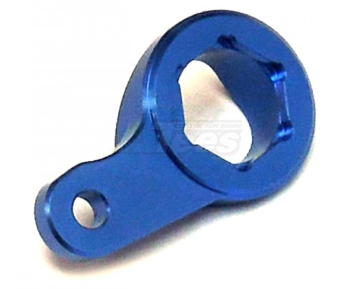 KM Racing KM Racing K8 Alum. Servo Saver Upper (Blue)