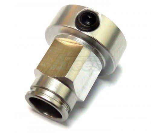 KM Racing KM Racing K8 Alum. Rear Pulley Mount for 18T (Silver)