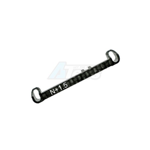 KM Racing Kyosho Mini-Z MR-03 MR03 Carbon Tie Rod narrow +1.5°