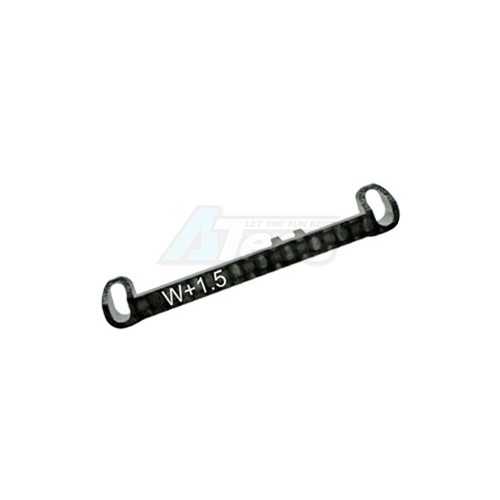 KM Racing Kyosho Mini-Z MR-03 MR03 Carbon Tie Rod wide +1.5°