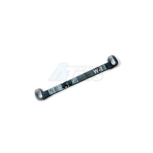 KM Racing Kyosho Mini-Z MR-03 MR03 Aluminum Tie Rod wide -1° (Powder Blue)