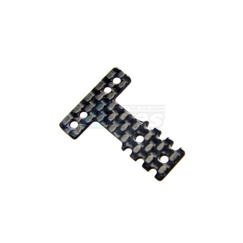KM Racing Kyosho Mini-Z MR-03 MR03 Carbon Rear Sus. Plate (0.8/Short/Super Hard)