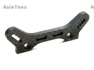 KM Racing Mugen Seiki MTX4 MTX4 Front 3mm Graphite Shock Plate