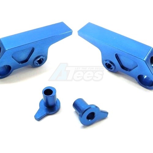 KM Racing KM Racing H-K1 MV Aluminium Front Anti-Roll Bar Mount Set (Blue)