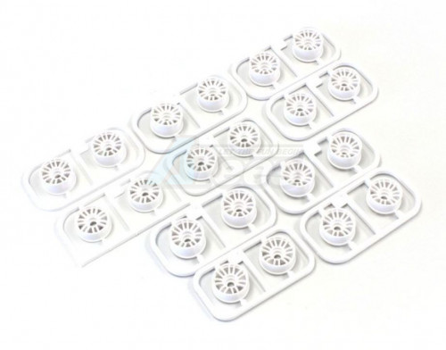 Kyosho Miscellaneous All Multi Offset Wheel Set II (White / RAYS RE30)